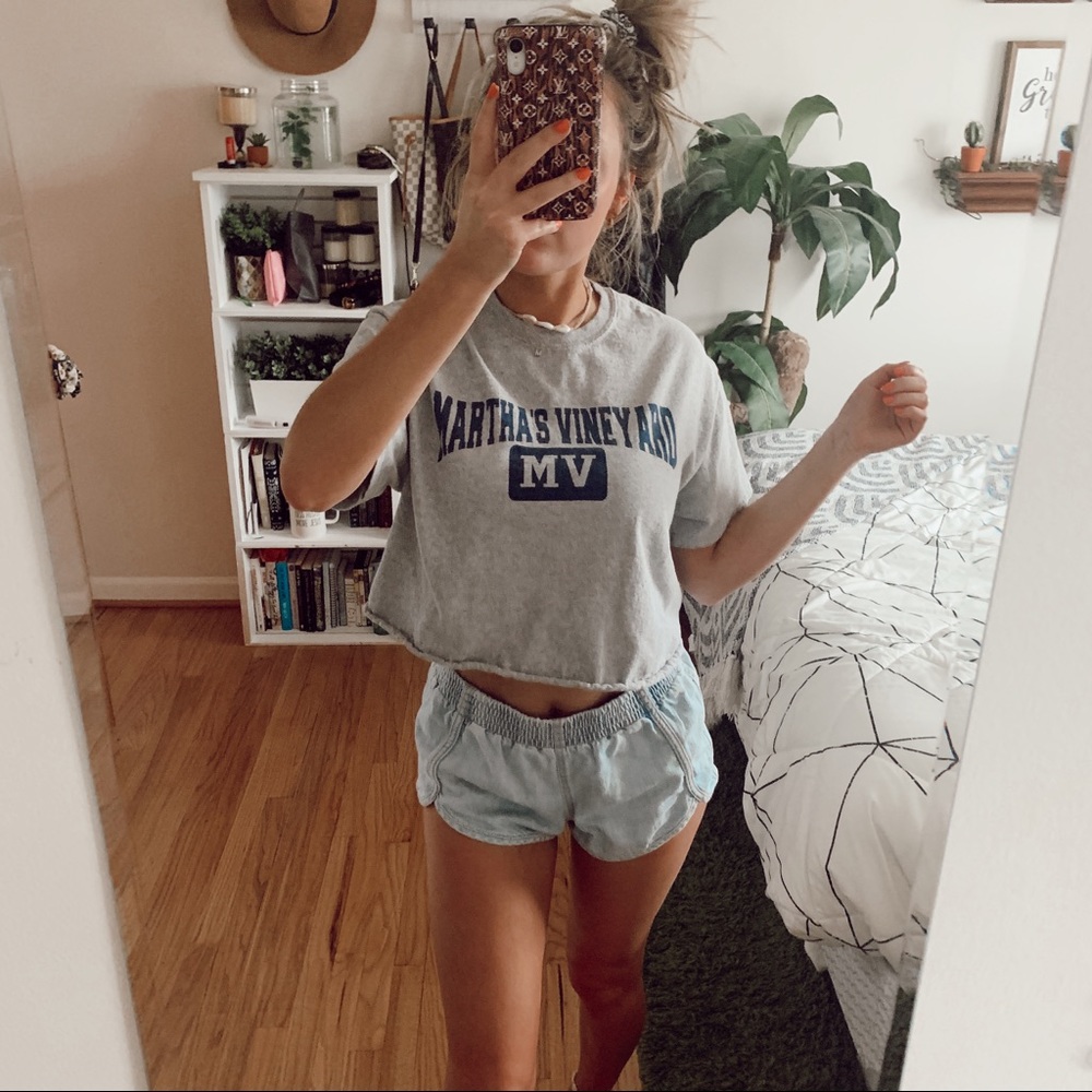 Vintage Cropped Martha’s Vineyard T-shirt